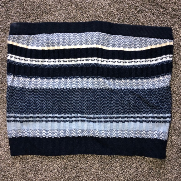 aerie Tops - Blue striped tube top